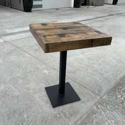 Bar Style Wooden Table