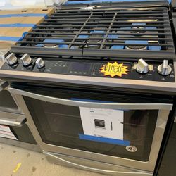 New Scratch And Dent Whirlpool Slide In Convention Oven Gas Stove 6 Months Warranty 