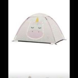 Sparkle the Unicorn Kid's Camping Combo (One-room Tent, Sleeping Bag, Lantern New In Box