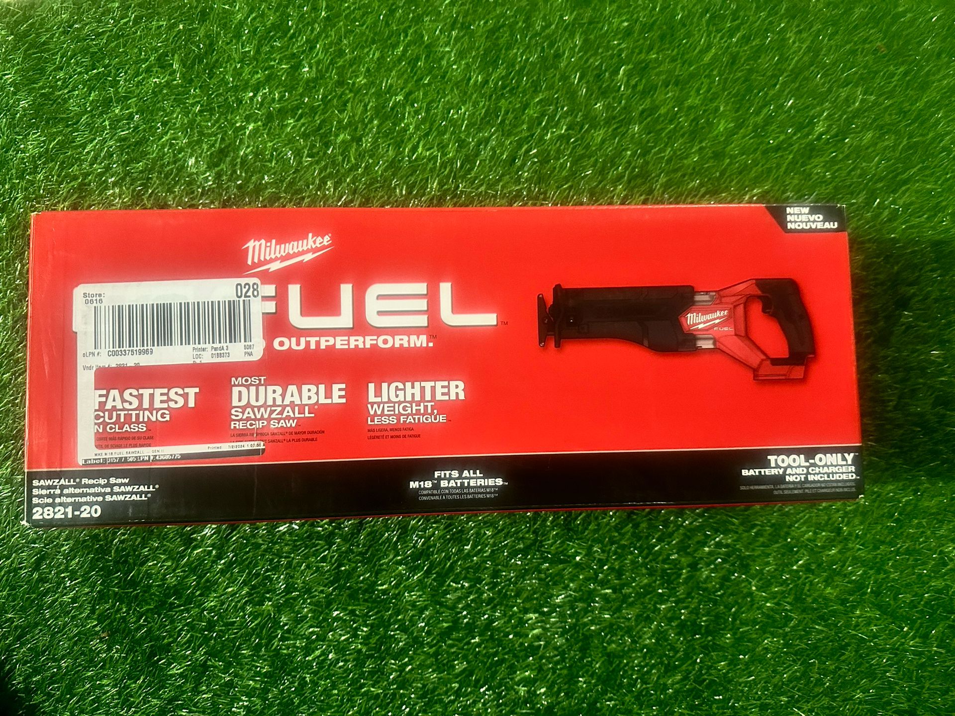 Milwaukee M18 FUEL GEN-2 Sawzall