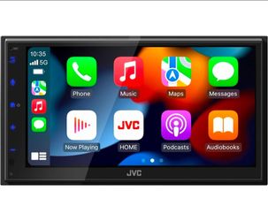 JVC KW-M690BW 6.8" Capacitive Touchscreen Car Stereo – Wireless Apple CarPlay & Android Auto, Bluetooth, USB Mirroring, 13-Band EQ
