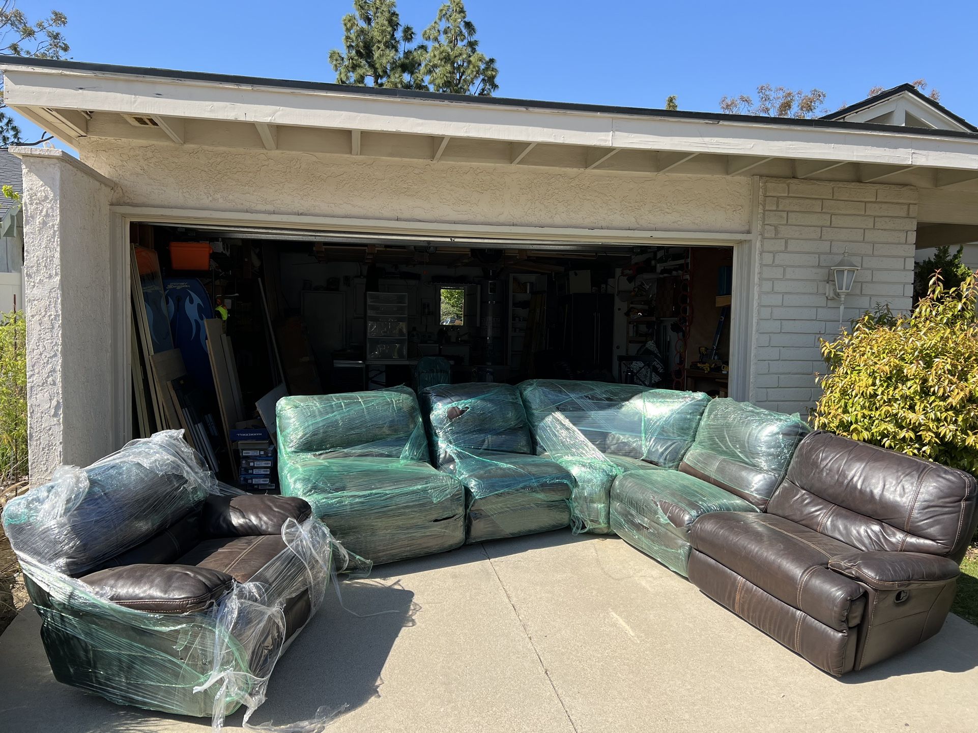 Leather Couch And Recliner