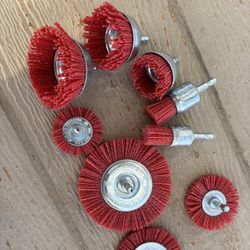 Drill Wheel & Cup Brush Set (9-Piece)