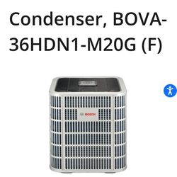 BRAND NEW 3 Ton Bosch 2.0 Heat Pump Inverter Condenser, MODEL BOVA-36HDN1-M20G