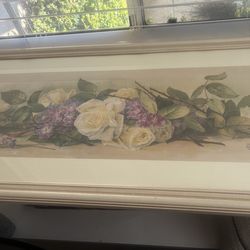 Framed Rose Print