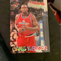 Chris Webbber Basketball trading card extreme corpse
