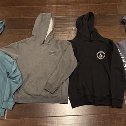 Volcom And Quicksilver Kids Hoodies Package