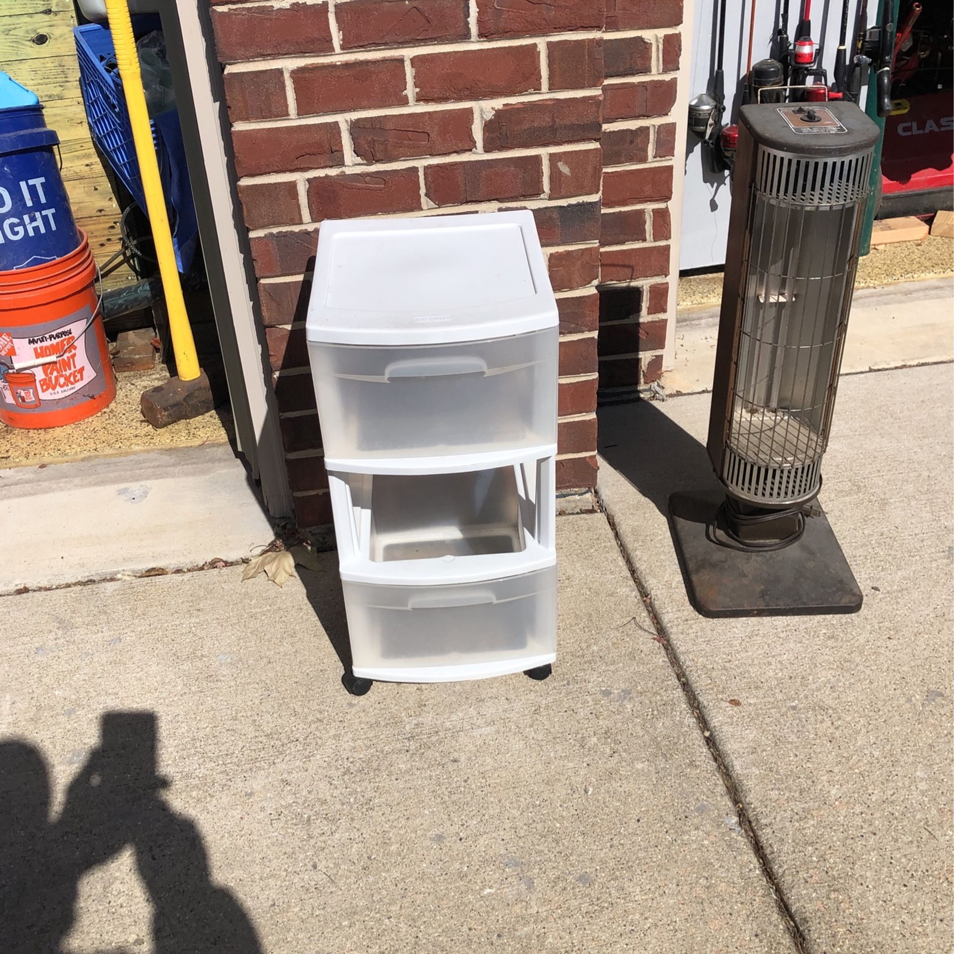 Rolling Plastic Storage