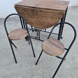 Folding Dining Table & Chair Set