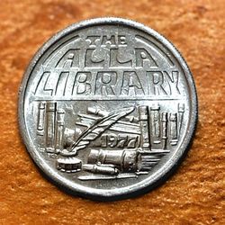 1977 Mardi Gras Alla Library Coin/Token