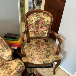 Antique Sofa With Matching Chair