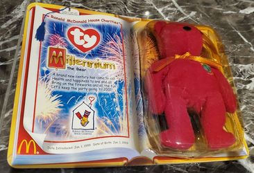 Millenium the Bear TY Beanie Babies, McDonald's 2000