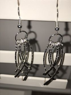 Silver earrings