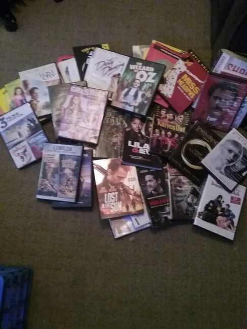 DVDs 108 Discs Some Are Brand New