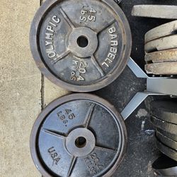 90lbs Olympic Weights 