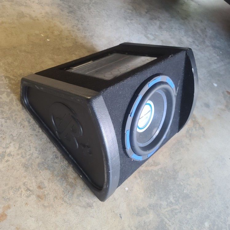 Kenwood 12 Inch Sub Box And Gothic Subwoofer