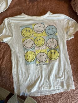 Smiley World White Tee
