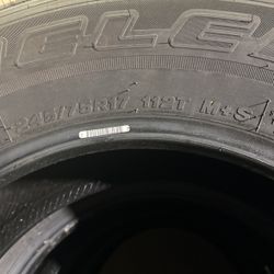 Brand New Tires For Sale 245/75/17