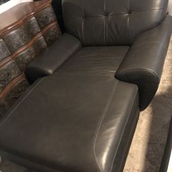 Gray Chaise Lounger Chair