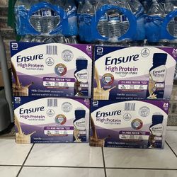 Ensure high protein 24 pack vanilla and chocolate