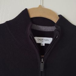 Calvin Klein Polo Vest Black Mens XL