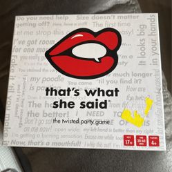 That’s What She Said 