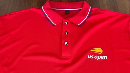 Tennis Shirt, Red, for US Open fans. size L. New