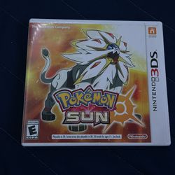 Pokemon Sun 3ds
