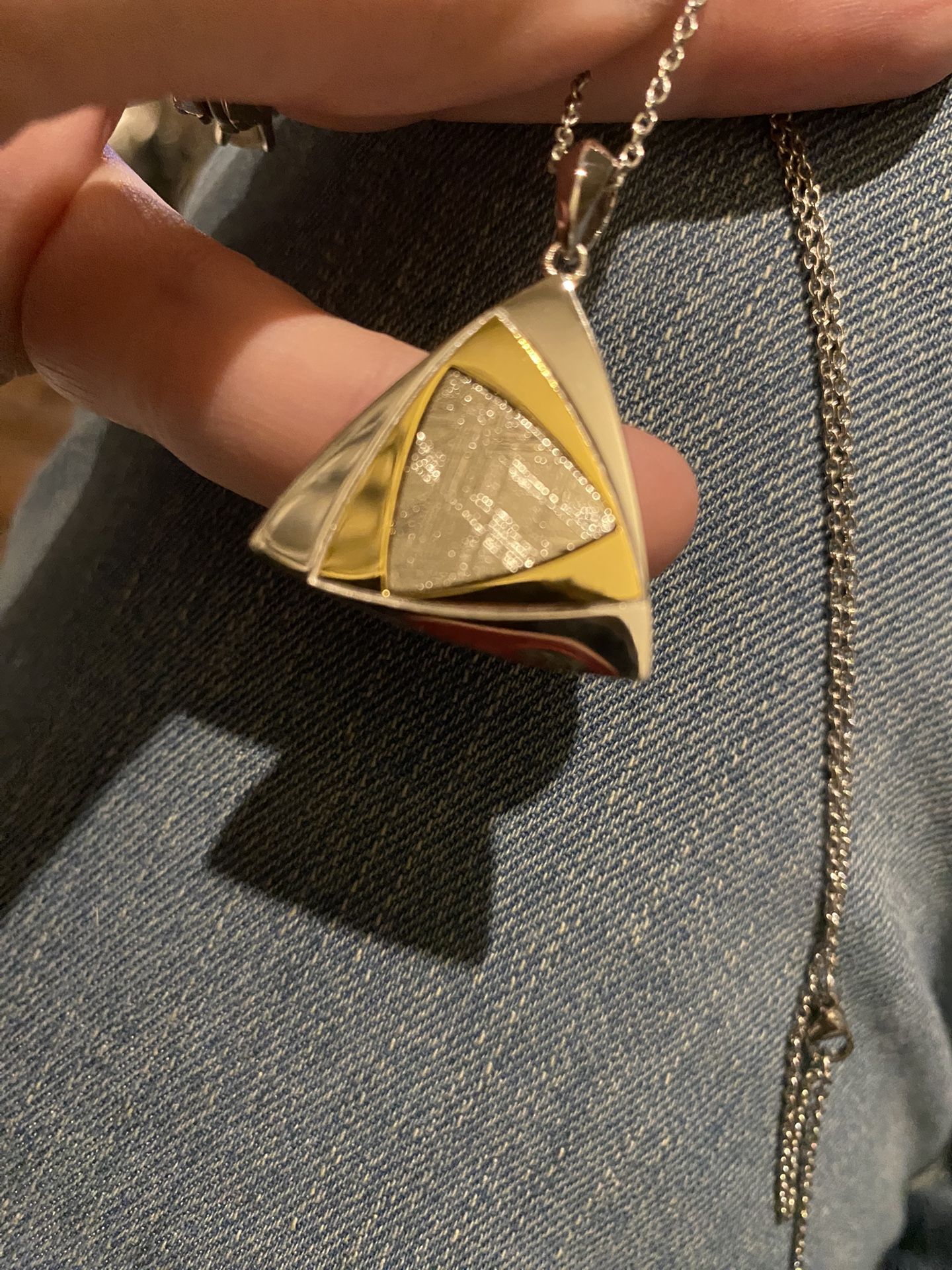 Marvelous Meteorite Trio Pendant - new!!