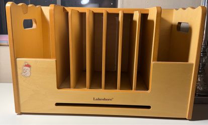 Lakeshore Solid Wood Desktop Organizer