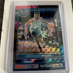 2024-25 Panini NBA Hoops 1 Of 1 Brandon Miller