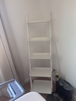 5 tier ladder shelves