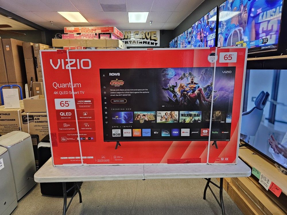 VIZIO 65 INCH QLED M SERIES TV'S IN STOCK M65Q6L4 AIR PLAY BLUETOOTH W/WARRANTY - PAYMENT OPTIONS