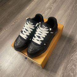 LV Trainer Sneaker. Black, Size 10 “43”