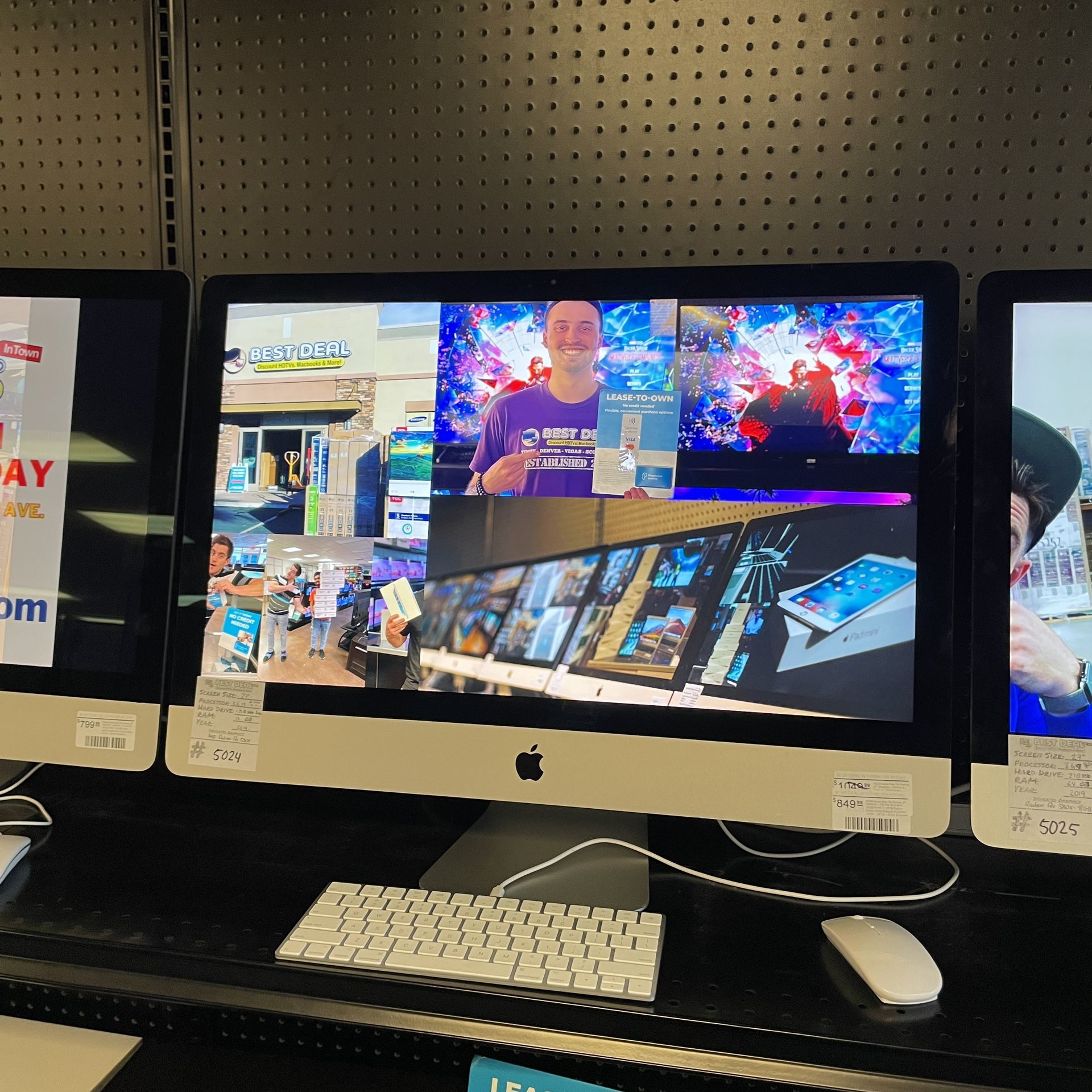 iMac 27” 3.6Ghz i9 16GB 1.25TB Fusion 2019 Store Warranty Financing Apple Mac Desktop Computer