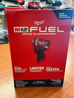 Milwaukee new 3/8" stubby impact wrench