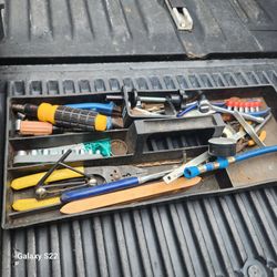 Toolbox with tools