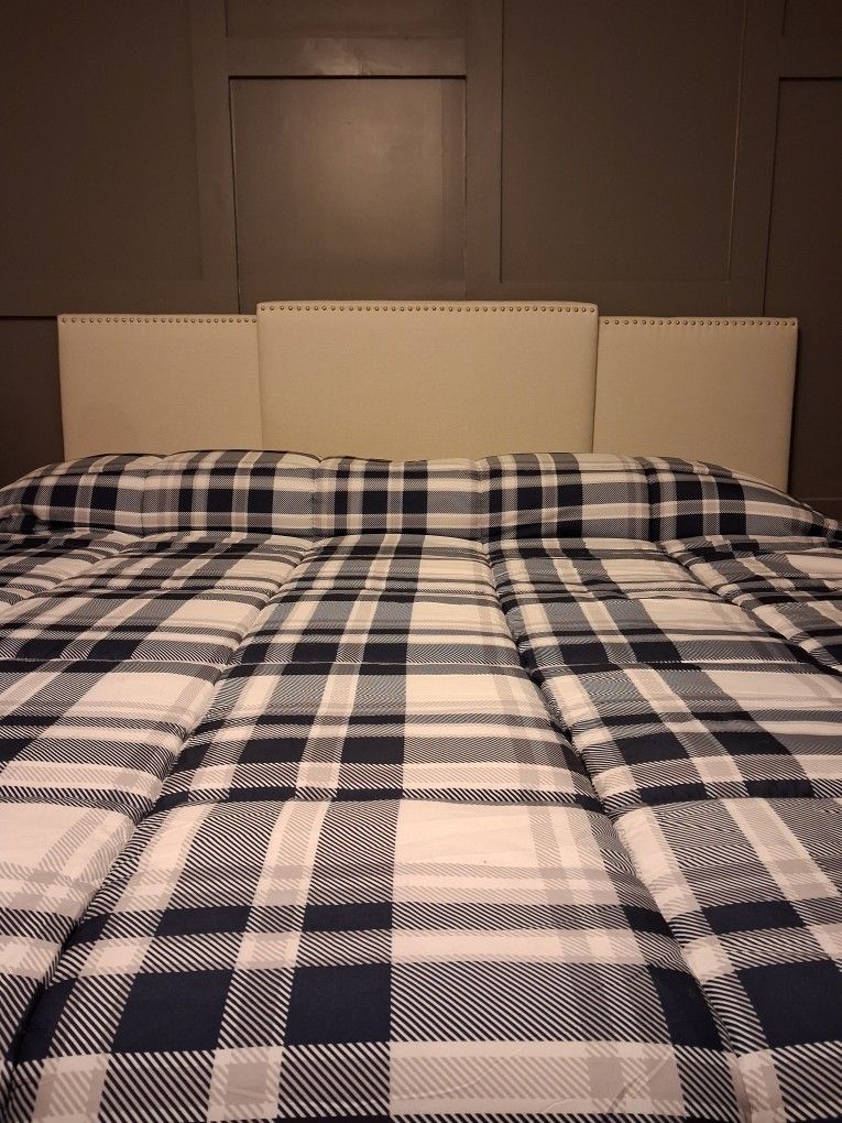King Bed Mattress Upholstered Headboard