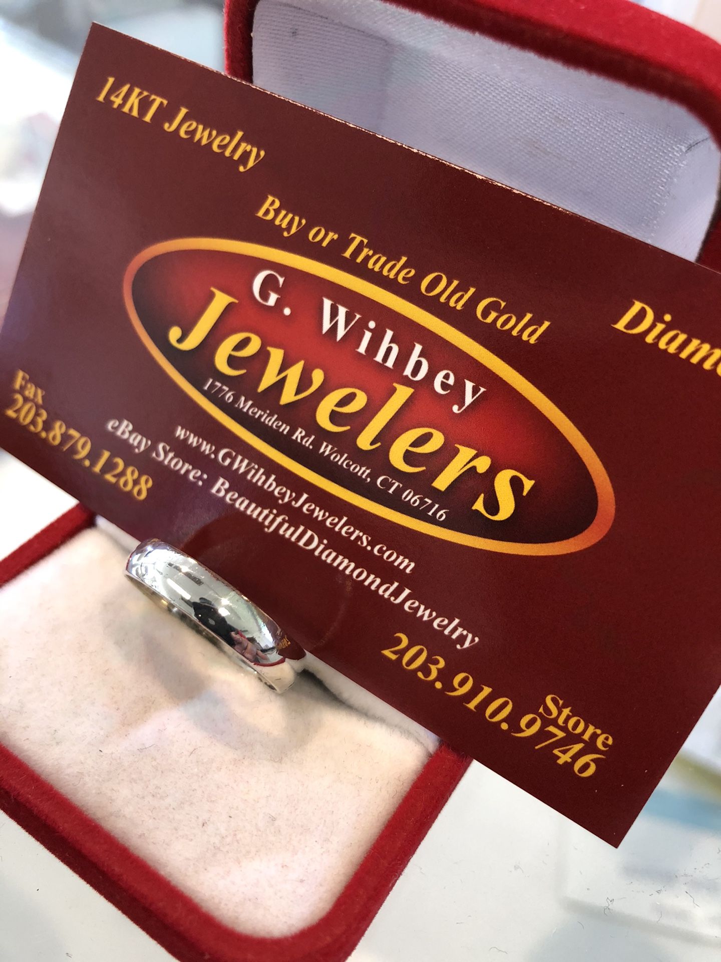 Sterling silver wedding ring