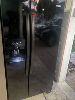 Whirlpool Black Side-by-Side Refrigerator