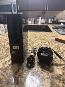 4TB Western Digital External Hard Drive