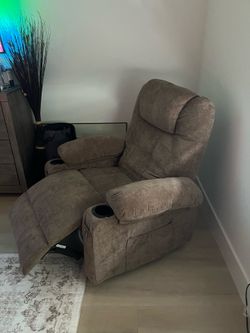 Rocking chair with massage & heat