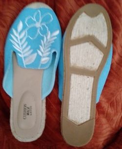 Espadrilles with Whits Stitching