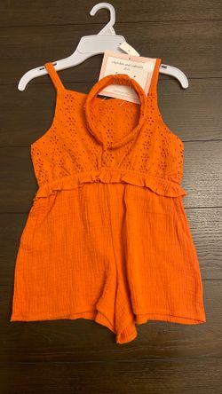 Girls Romper with Headband size 7/8 new with tags