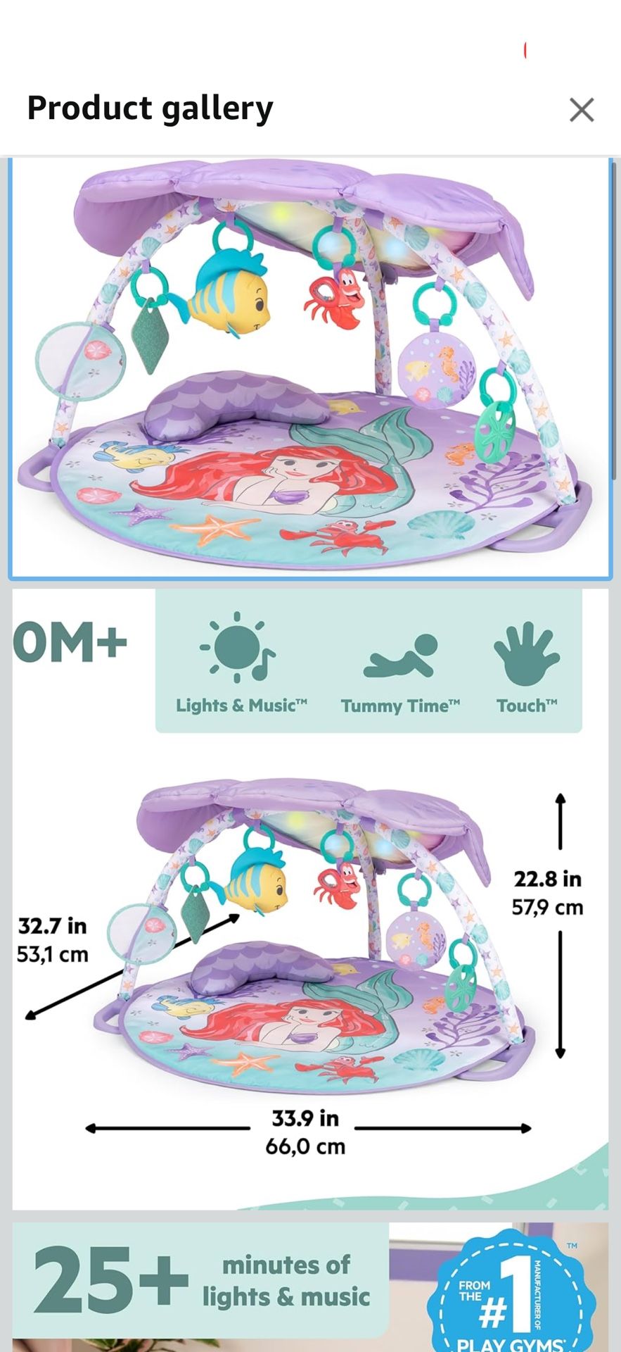 Little Mermaid Play Mat 