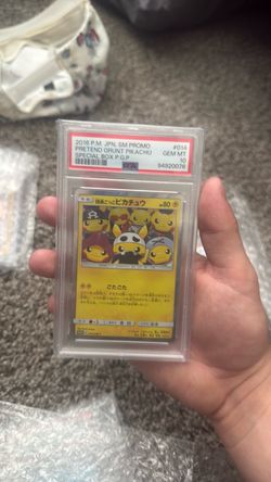PSA 10 Pretend Grunt Pikachu SM Promo #014 Japanese