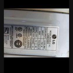 LG 8000 BTU air conditioner