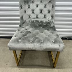 Accent Chair Gray 