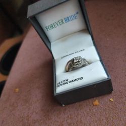 Silver Genuine Diamond 