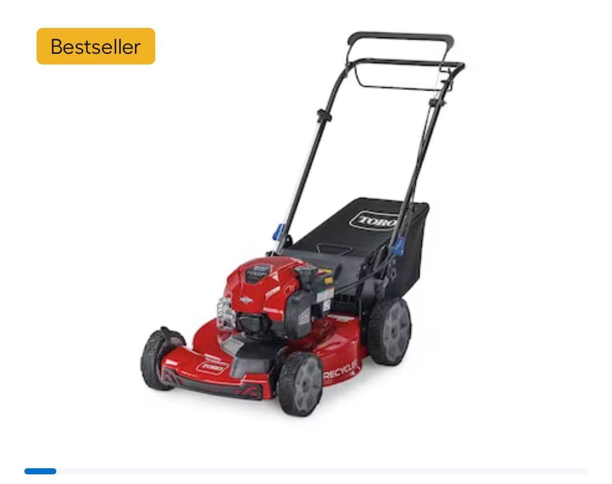 Toro Self Propelled Lawnmower 22”